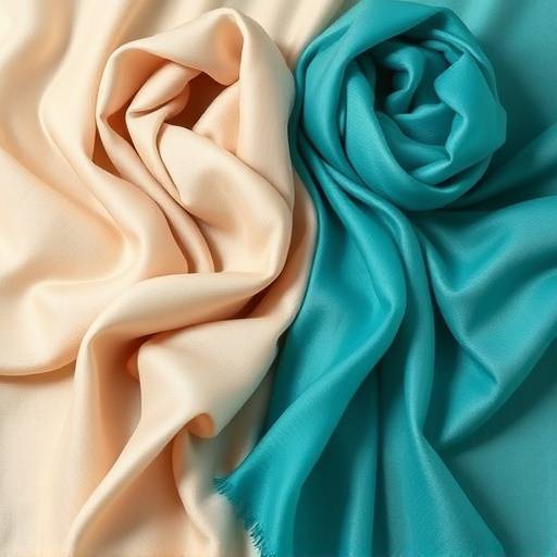 A collection of fine silk and cashmere scarf samples